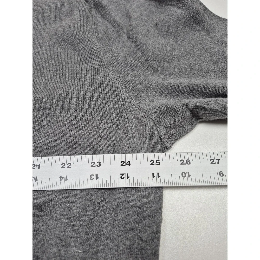 VTG Polo Ralph Lauren Sweater Men's XL Gray 100% Cotton Crewneck Knit Pullover